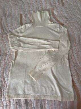 Talbots Cream Turtleneck Sweater